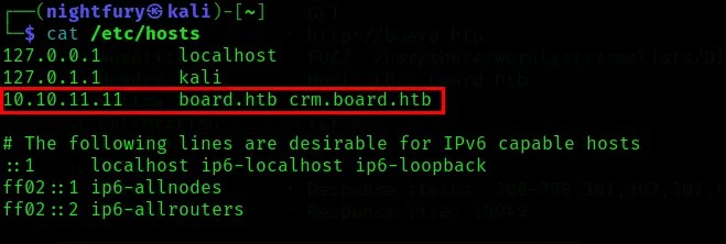 crm.board.htb in /etc/hosts