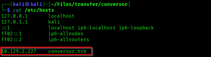IP added in Hosts File