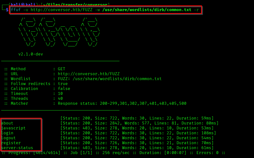 Directory Enumeration