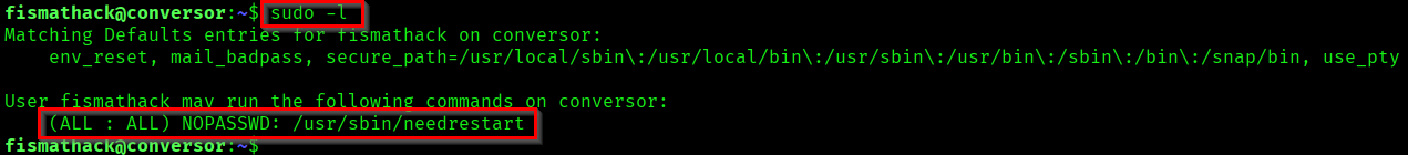Sudo commands without password