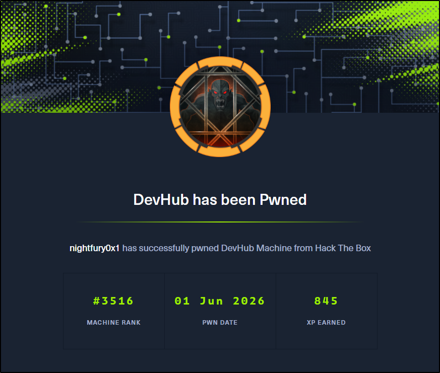 Machine Completed