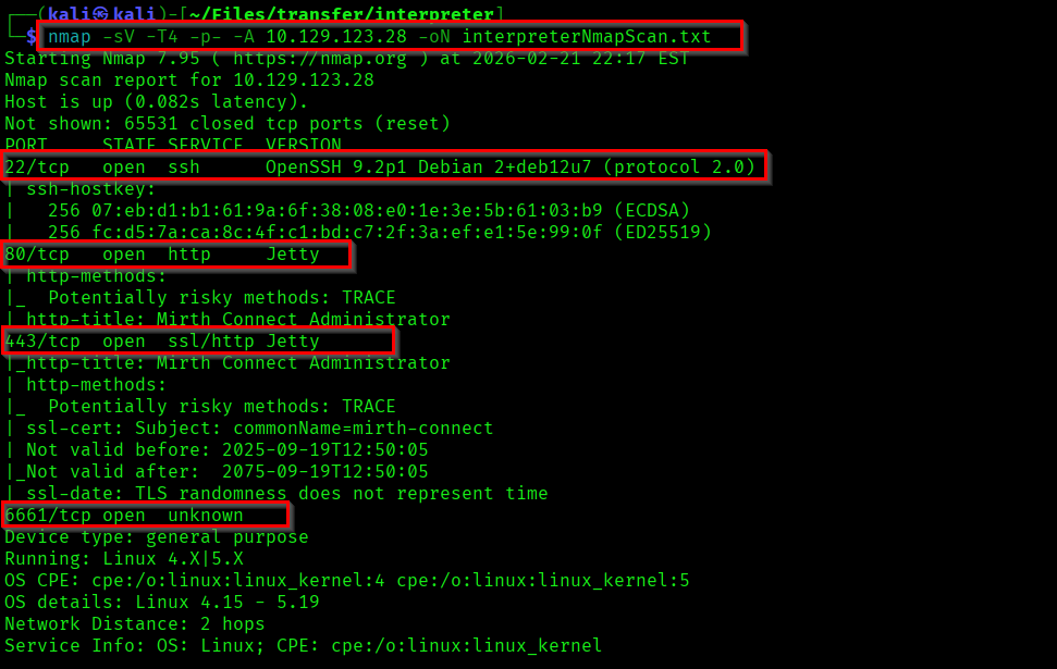 Nmap Scan