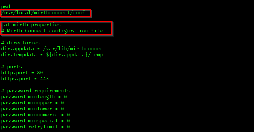 Mirth Connect Configuration