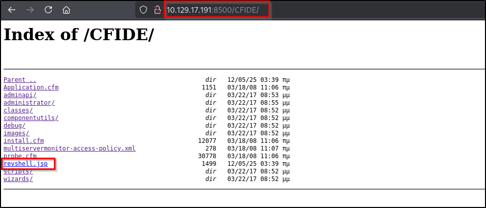Payload Saved Location