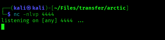 Netcat Listener Started
