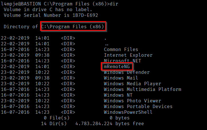 mRemoteNG Program Files