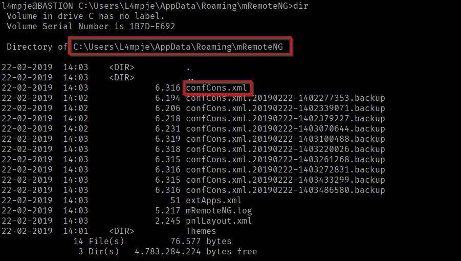 mRemoteNG Config File