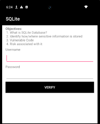 SQLITE Challenge