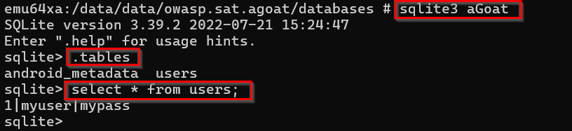 Found Username and Password
