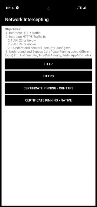 Network Intercepting