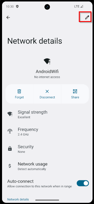 Mobile WiFi Configuration