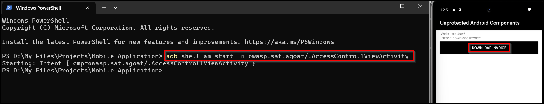 Got the Download Invoice page