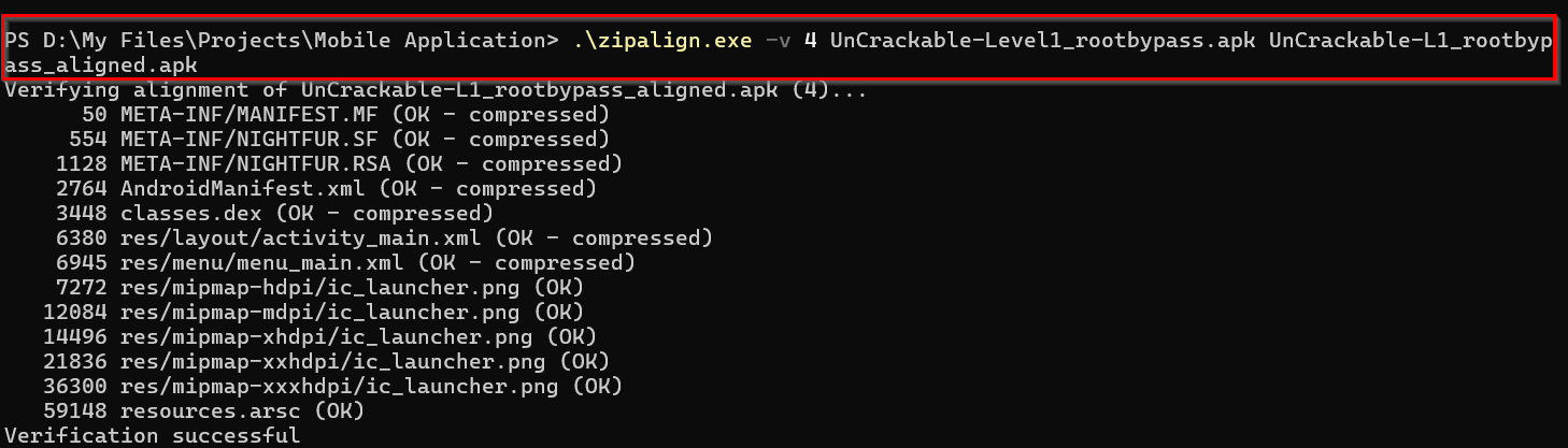 Aligning The Application