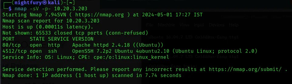 Nmap Scan