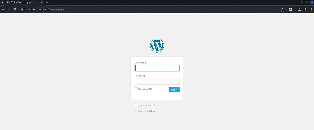 WordPress LoginPage