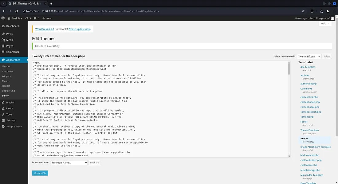 Use PHP Reverse Shell Code