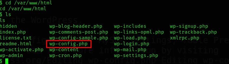 Wordpress configuration files